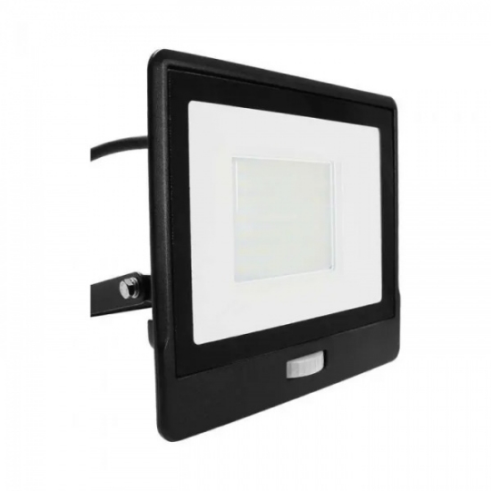 Imagine Proiector LED V-TAC cu senzor, 50W, cip Samsung SMD, Slim, lumină rece, 5 ani garanție