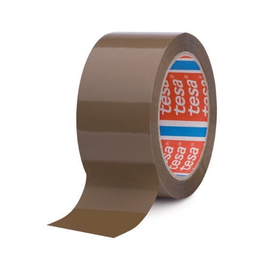 Imagine Banda adezivă pentru ambalare tesa® 4280, maro, 48mm x 66m
