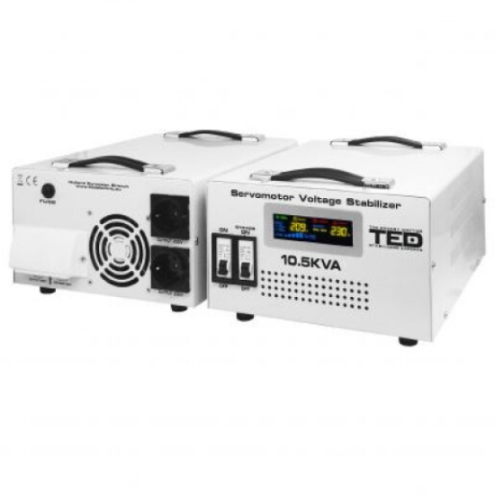 Imagine Stabilizator de Tensiune cu Servomotor 10.5KVA TED SVC105