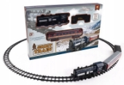 Imagine TRENULET CU BATERII 1 LOCOMOTIVA 2 VAGOANE