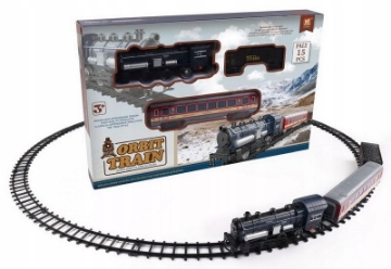 Arată detalii pentru TRENULET CU BATERII 1 LOCOMOTIVA 2 VAGOANE Imagine TRENULET CU BATERII 1 LOCOMOTIVA 2 VAGOANE