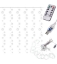 Imagine Instalatie luminoasa perdea, interconectabila, conectare 230V, TELECOMANDA, 300 LED-uri, 3M3M, 8 moduri,LUM121