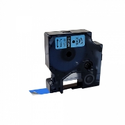 Imagine Etichete compatibile Dymo D1 9mm x 7m negru/albastru