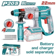 Imagine Ciocan rotopercutor TOTAL 2J Li-Ion 20V