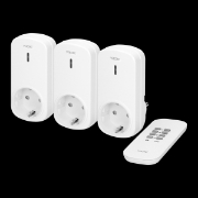 Imagine Set 3 prize wireless VIRONE RS-3(GS), 230V, 1000W, schuko, IP20, telecomandă, alb