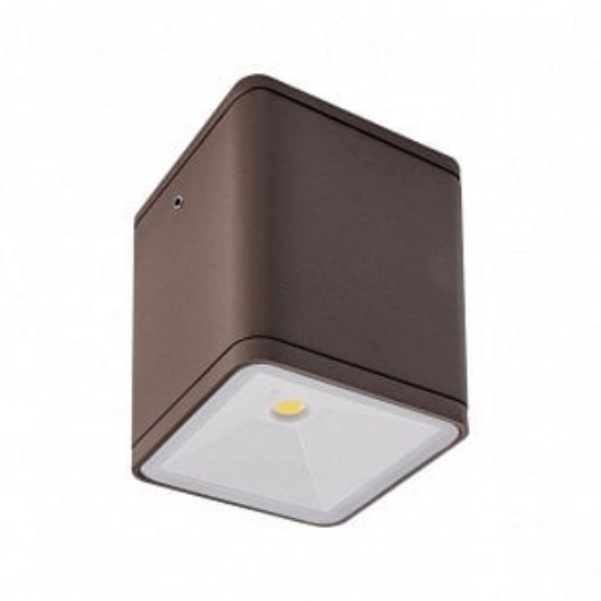 Imagine Aplica exterior maro, dispersor din sticlă, lumină directă, IP54, LED 6W/660lm/3000K, Beta 9080, Redo