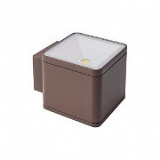 Imagine Aplica exterior maro, dispersor din sticlă, lumină directă, IP54, LED 6W/660lm/3000K, Beta 9080, Redo