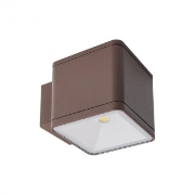 Imagine Aplica exterior maro, dispersor din sticlă, lumină directă, IP54, LED 6W/660lm/3000K, Beta 9080, Redo