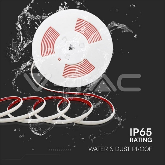 Imagine Bandă LED COB 12.5W/m 220-240V IP65 3000K Rolă 5m