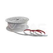 Imagine Banda LED V-TAC COB 12.5W/m 220-240V IP65 3000K Rola 50m