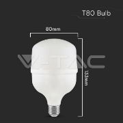Imagine Bec LED T80 E27 20W 6500K Alb Rece