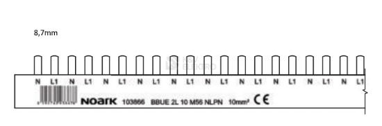 Imagine Baretă de conexiune Noark BBUE 2L 10 M56 NLPN