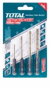 Imagine Set 4 burghie HSS prindere Hex 1/4" TOTAL TACSD4041