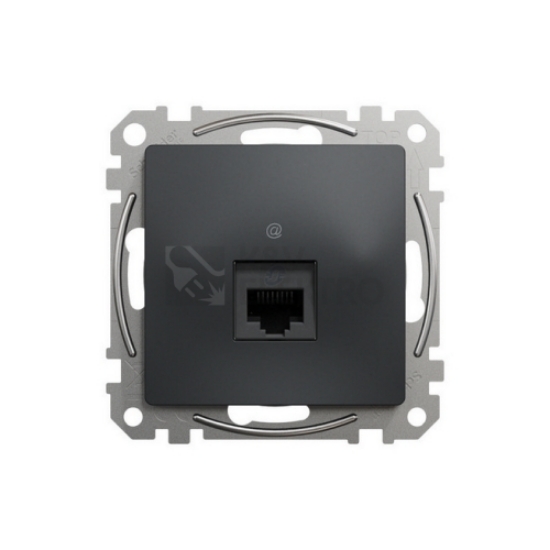 Imagine Priză RJ45 Cat5E UTP Sedna Design antracit