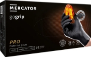Imagine Mănuși nitril GOGRIP negre, L, 50 buc