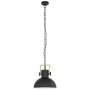 Imagine Pendul Lubenham D300mm IP20 negru/maro EGL 43162