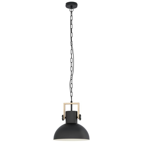 Imagine Pendul Lubenham D300mm IP20 negru/maro EGL 43162