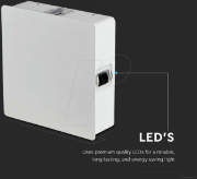 Imagine Aplica VTAC NEW Led 4W 3000K IP65 pătrată albă