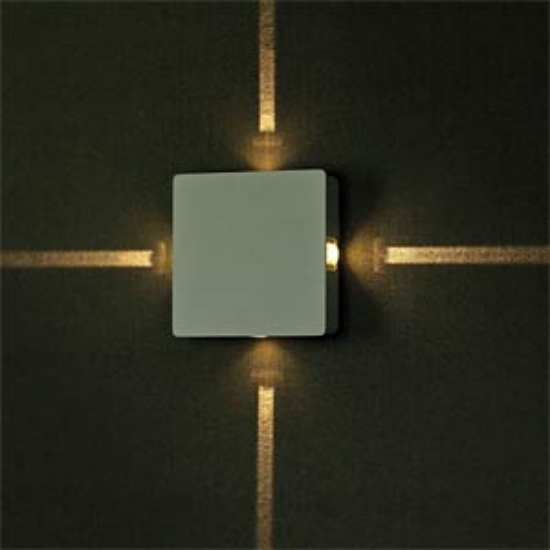 Imagine Aplica VTAC NEW Led 4W 3000K IP65 pătrată albă