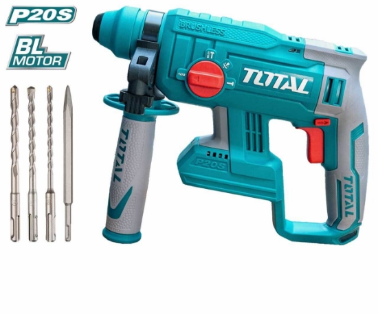 Imagine Ciocan rotopercutor TOTAL 2J Li-Ion 20V