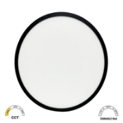 Imagine Plafonieră LED CCT Rotundă 40W-44W-48W 230V IP40 Negru