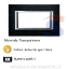 Imagine Placă decorativă 4 module Axolute antracit satinat