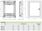 Imagine Cofret de distribuție Combo PMF-C 48-2