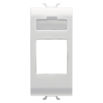 Arată detalii pentru Masca Conector RJ45 Alb GW10431 Imagine Masca Conector RJ45 Alb GW10431