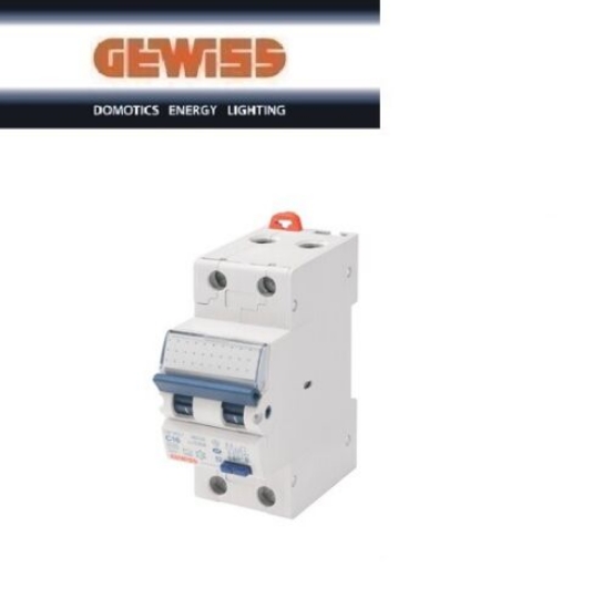 Imagine Siguranță automată modulară diferențială RCBO Gewiss GW94008, 1P+N, 20A, curba C