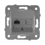 Imagine Priză simplă date RJ45 CAT5e fumuriu Panasonic Karre Plus