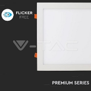 Imagine Panou LED Mini Pătrat V-TAC 24W 4500K Aluminiu