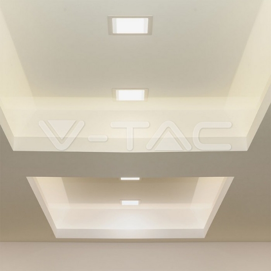 Imagine Panou LED Mini Pătrat V-TAC 24W 4500K Aluminiu