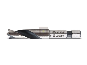 Arată detalii pentru Burghiu lemn 8,0 mm x 60mm coadă hexagonală Imagine Burghiu lemn 8,0 mm x 60mm coadă hexagonală