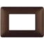 Imagine Rama ornament 3 module cafeniu Matix Bticino AM4803TGG