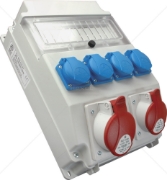 Imagine Cutie de distribuție ROS 11*21/CUTIE ECHI.4 SCHUKO+1816A/5P/380+1*32