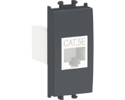 Imagine Priză date RJ45 Cat5e UTP, 1M, negru LMR6232003