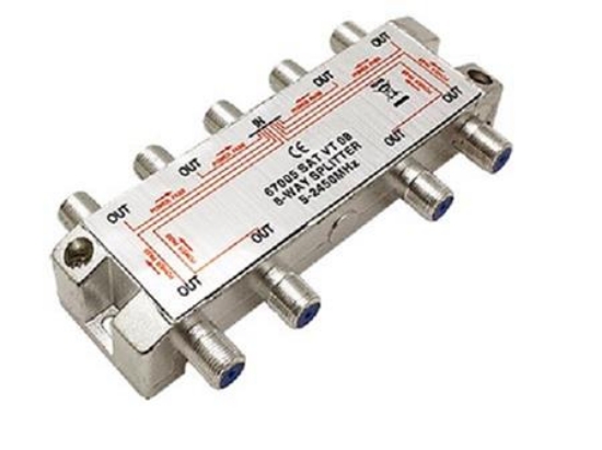 Imagine Splitter 8 Căi Power Pass 5-2450 MHz