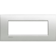 Imagine Ramă ornament 7 module AIR Living Light Bticino aluminiu