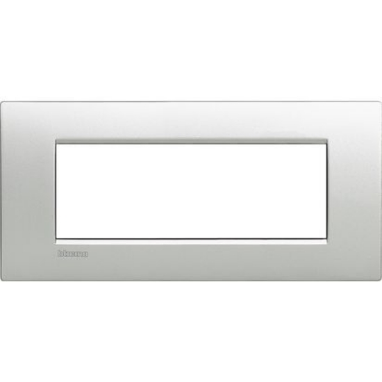 Imagine Ramă ornament 7 module AIR Living Light Bticino aluminiu