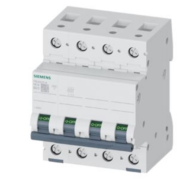 Arată detalii pentru Siguranță automată tetrapolară 6kA 4P Curba B 20A Siemens Imagine Siguranță automată tetrapolară 6kA 4P Curba B 20A Siemens