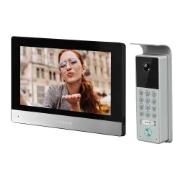 Imagine Videointerfon pentru o familie ARCUS ORNO OR-VID-JS-1053/B, color, monitor ultra-plat LCD 7", control automat al portilor, 9 sonerii, infrarosu, deschidere cu ajutorul etichetelor de proximitate, negru