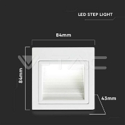 Imagine Corp iluminat LED Steplight montaj scară/perete 3W 4000K alb neutru