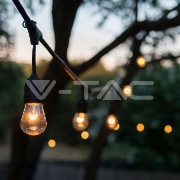 Imagine Șir de iluminat exterior V-TAC VT-713, 15xE27, 15m, IP65