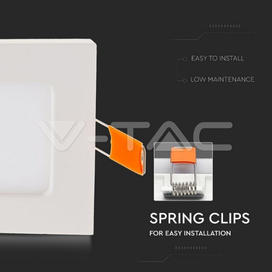 Imagine Spot LED Mini Pătrat V-TAC 12W 4500K