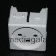 Imagine Tasta falsă Gewiss Chorus Monochrome 1/2 modul Alb
