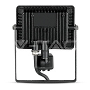 Imagine Proiector LED SMD 20W 6400K IP65 cu senzor de mișcare V-TAC Negru