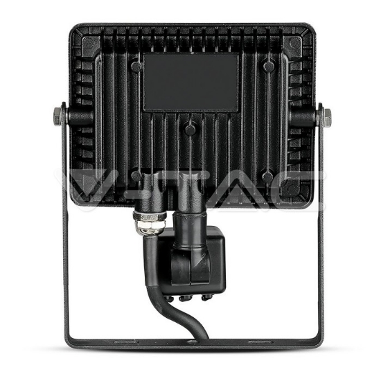 Imagine Proiector LED SMD 20W 6400K IP65 cu senzor de mișcare V-TAC Negru