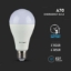 Imagine Bec LED A70 cu acumulator E27 9W 6400K alb rece