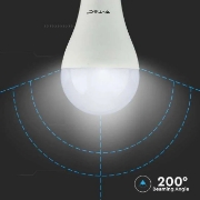 Imagine Bec LED A70 cu acumulator E27 9W 6400K alb rece