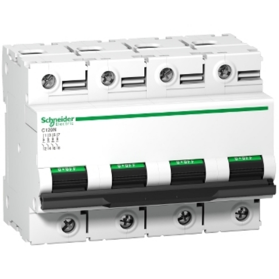 Imagine Disjunctor modular Acti9 C120N 4P 100A Curba C 10kA